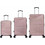 Playbags Collection PS1103 Σετ Βαλίτσες 3τμχ Ροζ Χρυσό