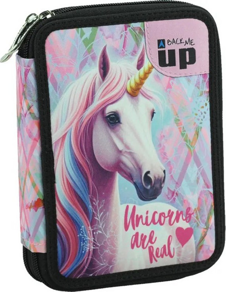 Back Me Up Pastel Unicorn 26 Κασετίνα Διπλή (357-41100)