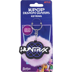 K-Pop Demon Hunters Pom Pom Keychains - Huntr/x