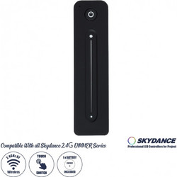 GLOBOSTAR SKYDANCE-R11 71572 RF Ασύρματο Χειριστήριο Αφής 1 Group για όλα τα Μονόχρωμα SKYDANCE Controller - DC 3V 1 x CR2032 IP20 - RF2.4Ghz - Μ14 x Π3.5 x Υ1.1cm