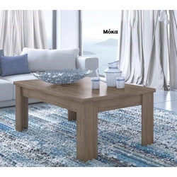 Τραπεζάκι Σαλονιού Ορθογώνιο Ξύλινο Μ120xΠ60xΥ42cm 0121.POL02M