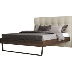 Bros Royal Chestnut Κρεβάτι Υπέρδιπλο Ξύλινο 150x200cm