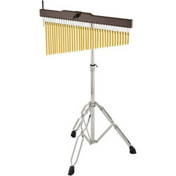 Millenium Solid Bar Chimes Brass/w Stand