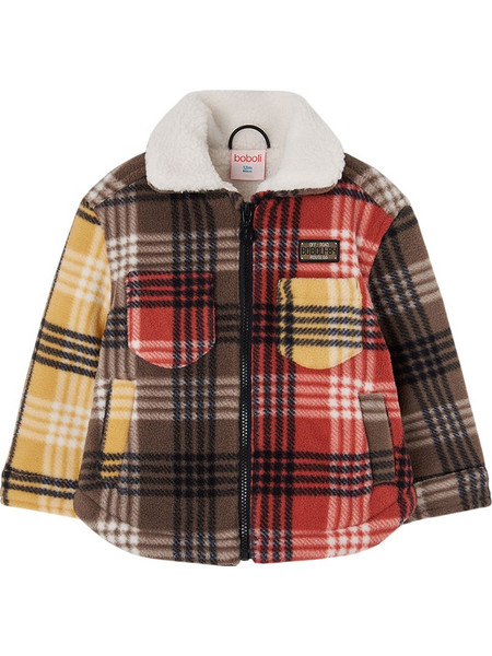 Boboli Overshirt check for boy (544137 5182) Αγόρι Collection FW26-27