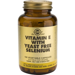 Solgar Vitamin E with Yeast Free Selenium 100 Κάψουλες