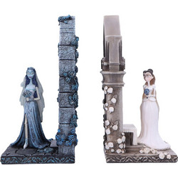 Corpse Bride Emily and Victoria Bookends 19 cm