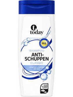 Today Shampoo Anti-Schuppen Classic 300ml - Σαμπουάν Κατά της Πιτυρίδας με Vitamin B3 & Panthenol