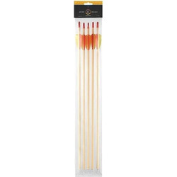 Poe Lang Target Wooden 30" D-027A-B1 Wooden arrows 5 pcs D-027A-B1