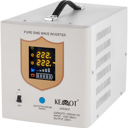 KEMOT PROsinus-2000 emergency power supply unit - a pure sine wave inverter with a 12V charging function, 230V, 2000VA/1200W