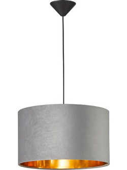 Fischer Honsel Aura 40 60083 Κρεμαστό Φωτιστικό Οροφής Μονόφωτο Γκρι Φ40cm