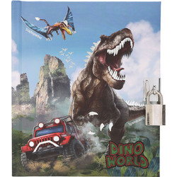 Dino World - Diary With Padlock (0413997) - Toys