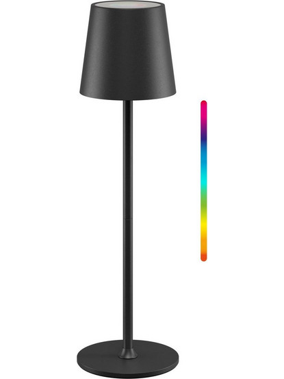Goobay Wireless Led Table Lamp, Size M, 38 cm, RGBW, Black - (76569)