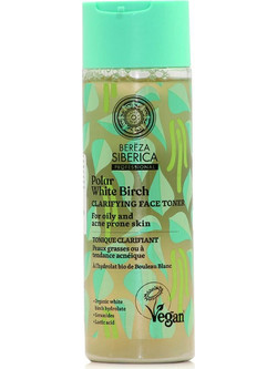 Natura Siberica Bereza Siberica Polar White Birch Clarifying Face Toner Λοσιόν Τόνωσης Προσώπου για Ακμή 200ml