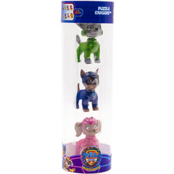 P.M.I. Paw Patrol: The Mighty Movie - Puzzle Eraser 3 Pack Figures (5cm) (Random) (PAWM1225)