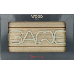 ΦΩΤΙΣΤΙΚΟ ΤΟΙΧΟΥ WOOD 3D LED GAME (με USB)