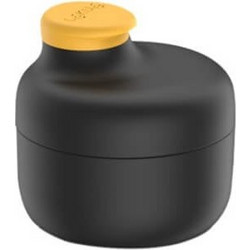 Lekue 1010237 Βάζο Γενικής Χρήσης με Καπάκι Μαύρο 50ml On The Go Black
