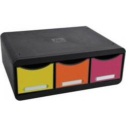 ΣΥΡΤΑΡΙΕΡΑ ΓΡΑΦΕΙΟΥ TOOL BOX ΜΑΧΙ 3 ΘΕΣΕΩΝ BLACK-HARLEQUIN
