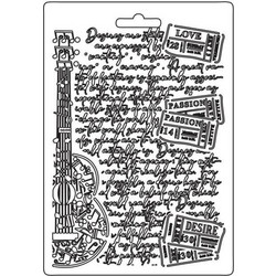Stamperia Φόρμα Πηλού A5 Desire Guitar