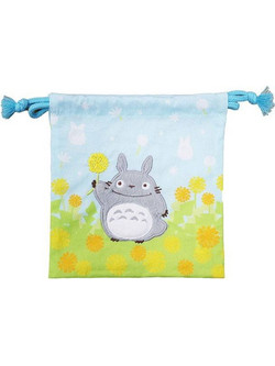 My Neighbor Totoro Laundry Storage Bag Totoro with Flowers 20 x 19 cm