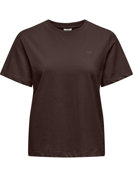 ΓΥΝΑΙΚΕΙΟ T-SHIRT JDY JDYPISA S/S PRINT TOP JRS NOOS - ΚΑΦΕ