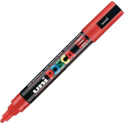 ΜΑΡΚΑΔΟΡΟΣ ΖΩΓΡΑΦΙΚΗΣ UNI POSCA PC-5M 1.8-2.5mm Κόκκινο