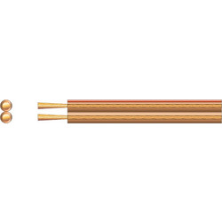 Mercury 807.049UK-1 Καλώδιο Ηχείων 2 x 1.5mm Διαφανές 100m (Ανά Μέτρο)