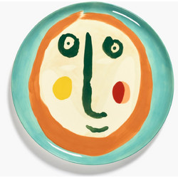 Πιάτελα Feast Face 2 - Κεραμικό Πολύχρωμο L35 x W35 x H2 cm SERAX