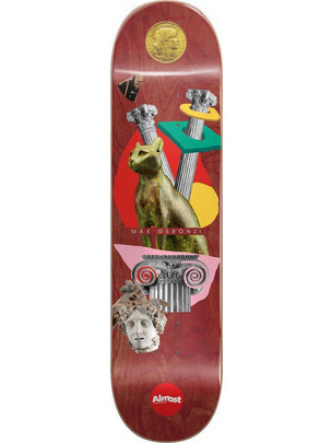 Almost Skateboards Max Relics R7 Max/Maroon 8.375