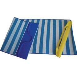 Summer Club Ψάθα Παραλίας Συνθετική Ρολό με Θήκη 180x60cm