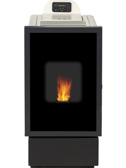 Gekas Metal Evita Standard Σόμπα Pellet Αερόθερμη 6.1kW