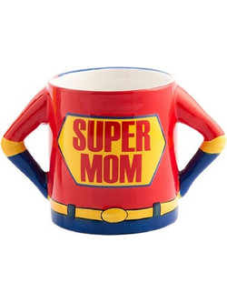 OUT OF THE BLUE KG Κούπα Super Mom Stoneware 18x11cm 500ml σε κουτάκι δώρου