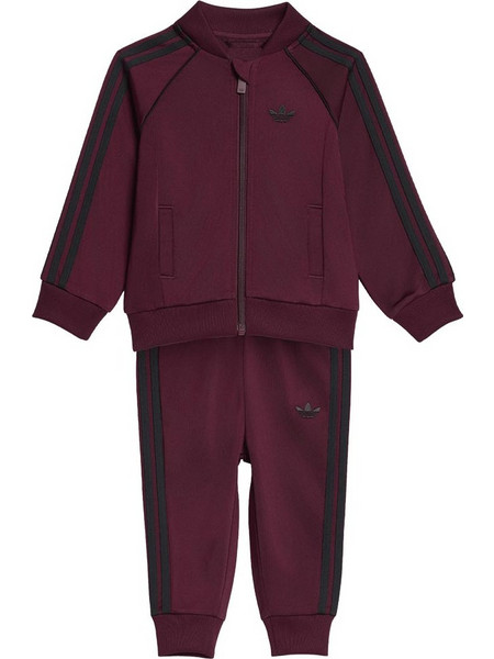 Adidas SST Adicolor Βρεφικό Σετ Φόρμας MAROON KH0847