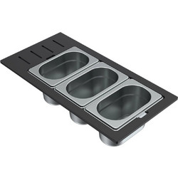 Elleci Sintesi Drain On 1/9 KD013100 Inox - Μπολ Gastronorm Νεροχύτη