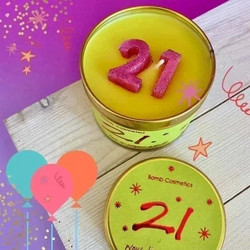 21st Birthday Tin Candle 180g