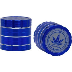 Τρίφτης καπνού AMSTERDAM 40mm 4 parts RGN-22 BLUE (αλουμίνιο) BNN15MT