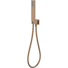 Karag Delos H3D/HSH064/P458RG Rose Gold - Σετ Ντους Εντοιχισμού με Τηλέφωνο, Στήριγμα & Σπιράλ