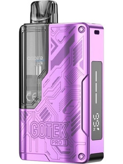 Aspire Gotek Pro II 2500mAh Iris Purple Ηλεκτρονικό Τσιγάρο Pod Kit 4.5ml