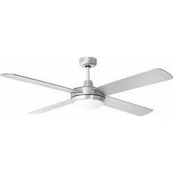 V-Tac 7918 Ανεμιστήρας Οροφής 132cm 35W με Φως & Τηλεχειριστήριο Ασημί