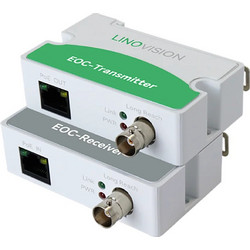 Linovision UltraReach PoE + Ethernet over Coax Converter