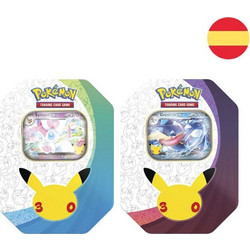 Spanish Pokemon 30 Anniversary Sylveon / Greninja Card Game tin