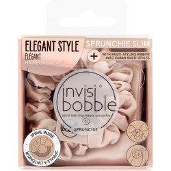 Invisibobble SPRUNCHIE SLIM λαστιχάκι μαλλιών Elegant Style - Ballerina Bow 2 τεμ