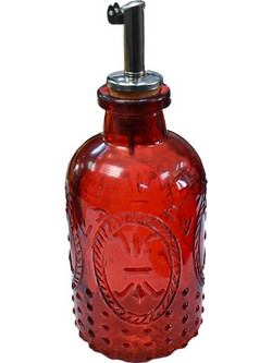 Dash Bottle Γυάλινο Με Πώμα Σε Κόκκινο Χρώμα 250ml