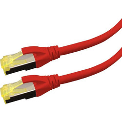 LOGON S/FTP Cat.6a Καλώδιο Δικτύου Ethernet 5m Red APR6A050R