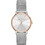 Armani Exchange Lola Γυναικείο Ρολόι με Ασημί Μεταλλικό Μπρασελέ AX5537