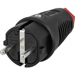 Φις Ρεύματος ABL Expert Schuko-Stecker 100000043 (TPE) Black sv IP44 3x2,5 (100000043)