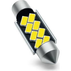 VenCore 3216-10108 - C5W Festoon 42mm - Λάμπα LED Σωληνωτή για Βάση C5W 42mm Festoon 8 SMD 5630 2W 400 Lumen 12 Volt Ψυχρό Λευκό 6000K
