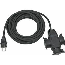 Μπαλαντέζα Brennenstuhl w. 3-way Rubber Coupling IP 44 10m