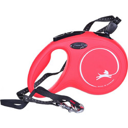Flexi Classic Πτυσσόμενο Λουρί Σκύλου έως 20kg 8m Κόκκινο