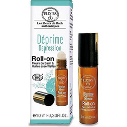 Bach Bio Roll-on Κατάθλιψη/Depression 10ml με Bio ανθοϊαματα Bach & Bio αιθέρια έλαια | Αιθέριο Έλαιο