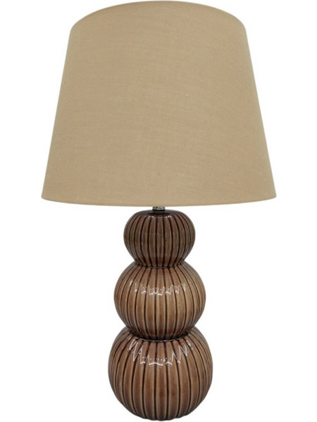 Φωτιστικό Επιτραπέζιο Soma 035326 35x35x56cm E27 60W Brown